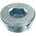 Пробка DIN 908 G     1/4" оцинк  